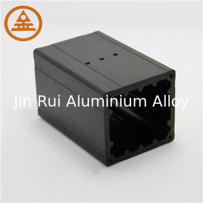 Black Aluminium Square Hollow Section Wear Resistant For Electronic Field