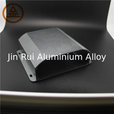 Black Anodized Aluminum Profiles Sandblasted / Brushed Pre Finish