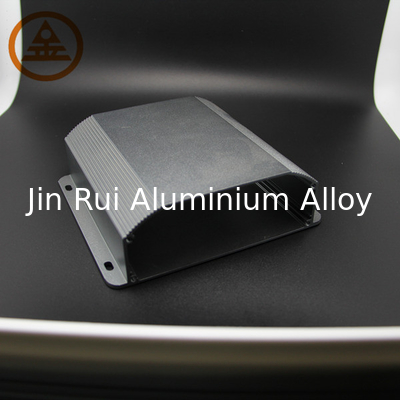 Black Anodized Aluminum Profiles Sandblasted / Brushed Pre Finish