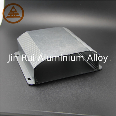 Customized Aluminium Big Extrusion with Sandblasted &amp; Black Anodization