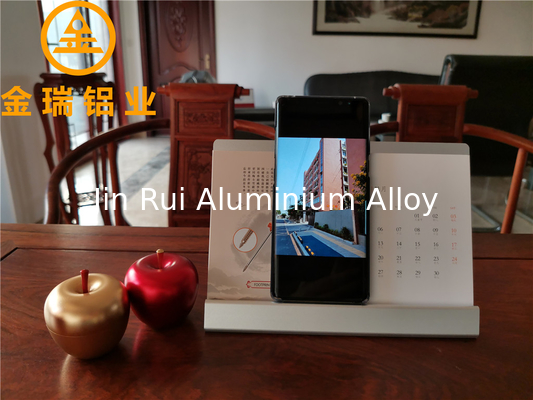 Aluminum Desk Calendar , Customized Aluminum Display Stand