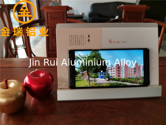 Aluminum Desk Calendar , Customized Aluminum Display Stand